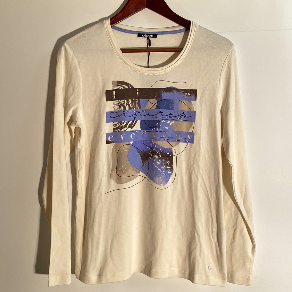 Olsen - NWT Ladies long sleeve t-shirt. Size M